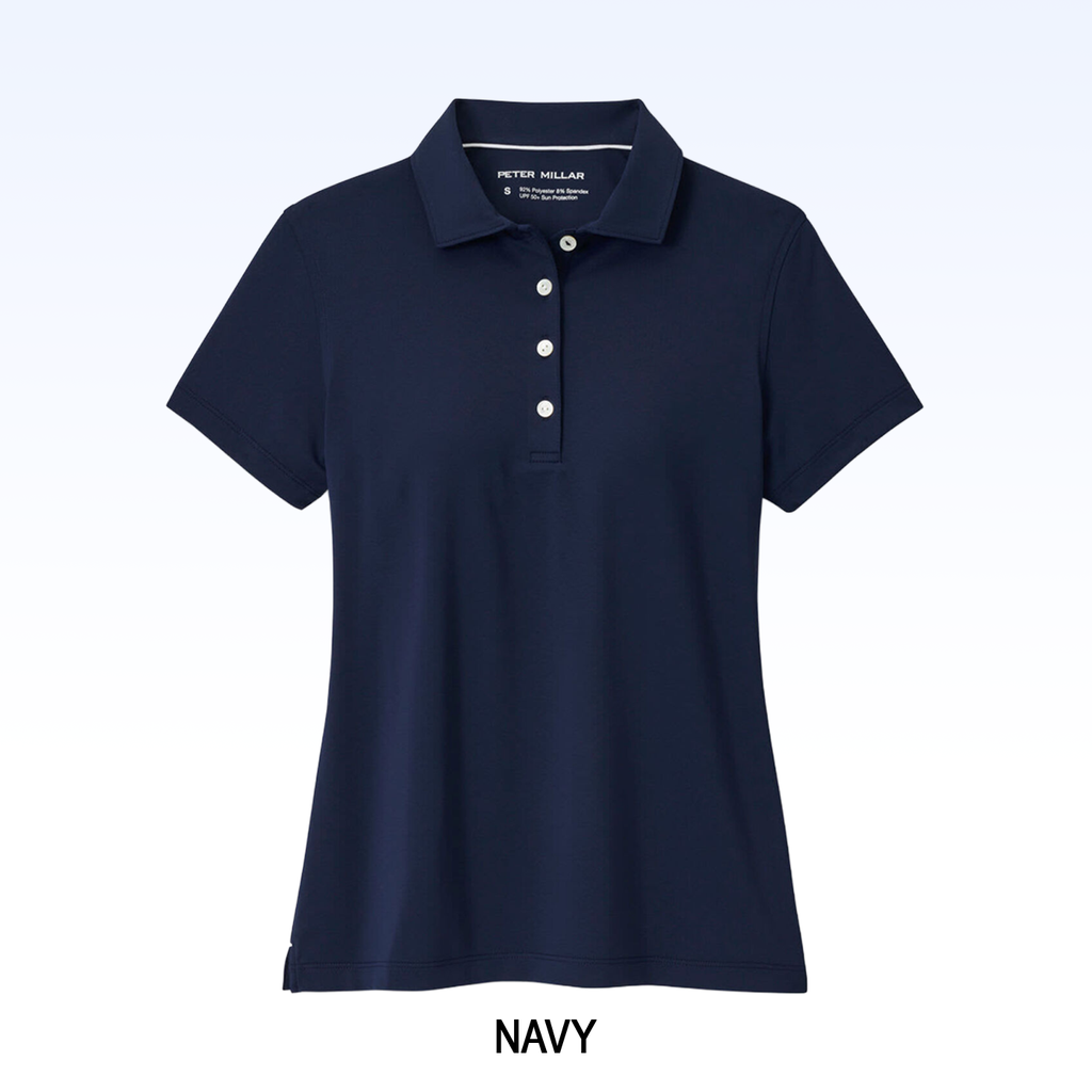 PETER MILLAR WOMEN'S SHORT SLEEVE BUTTON POLO
