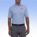 FAIRWAY & GREENE FAXON STRIPE JERSEY POLO