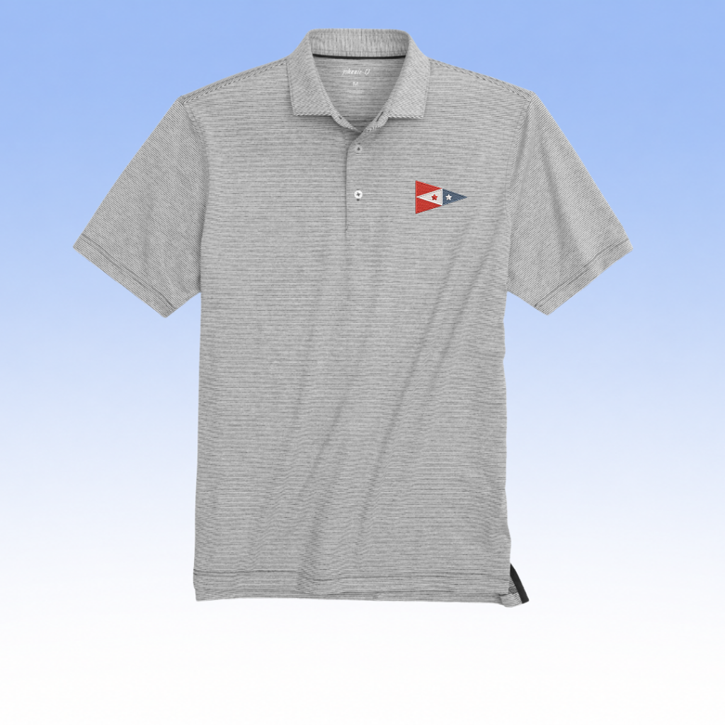 JOHNNIE-O PERFORMANCE JERSEY POLO - LYNDONN STRIPE