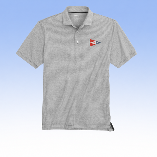 JOHNNIE-O PERFORMANCE JERSEY POLO - LYNDONN STRIPE