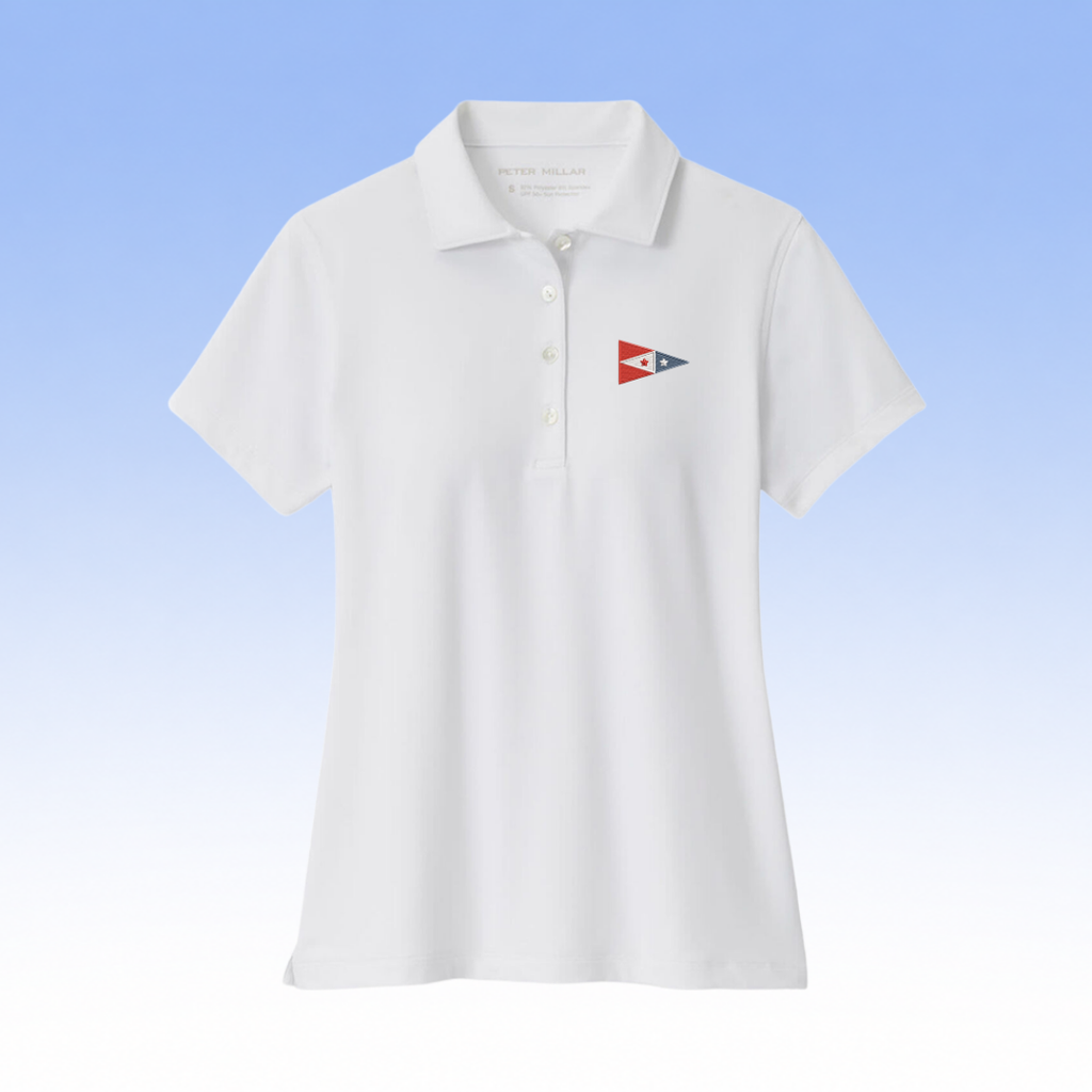 PETER MILLAR WOMEN'S SHORT SLEEVE BUTTON POLO
